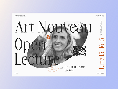 Art Nouveau / Modern lecture invite