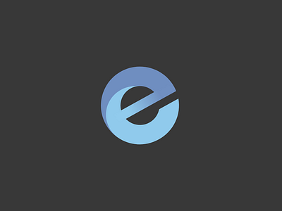 E logo logo minimal vector