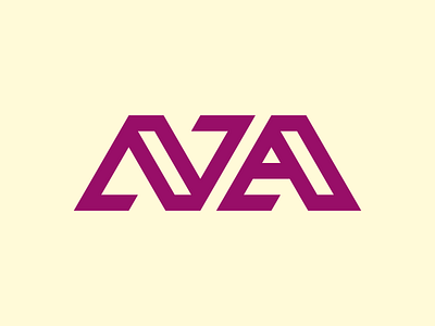 N + A branding logo typography