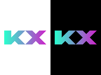 kx logo branding k kx logo monogram x