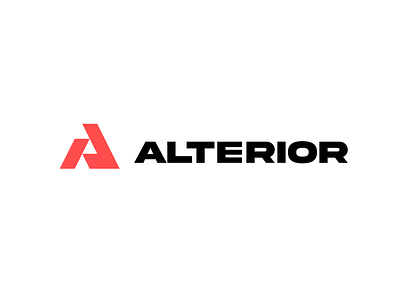 Alterior Redesign 3.0 alterior branding design graphic design logo minimal minimalism minimalistic red simple