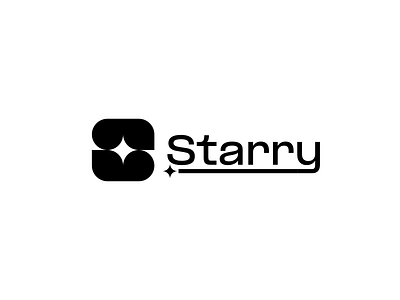 Starry design logo s star starry