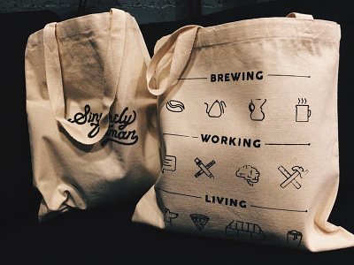 St Tote Bags bags design week illustration portland screen print sincerely truman tim weakland tote tote bag typography