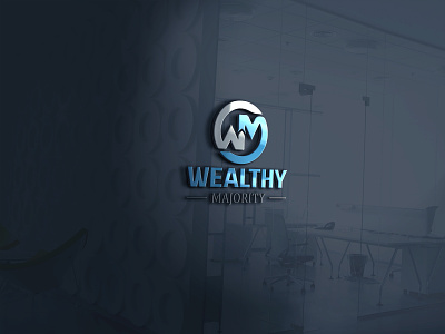 WEALTHY MAJORITY6 design logo