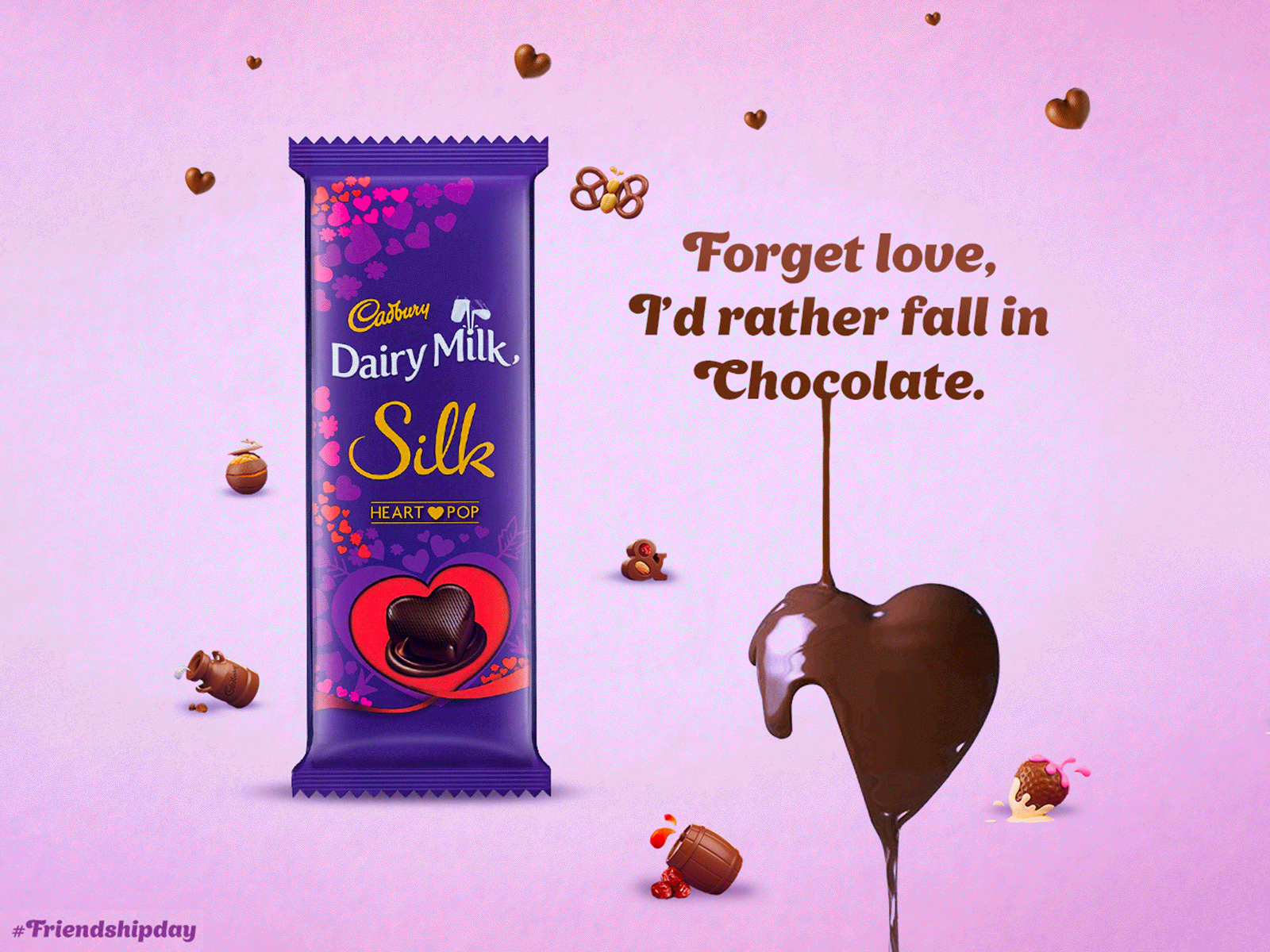 Dairy Milk Chocolate GIF Animation advertising animated gif animation couple dairy milk friendship friendship day gif graphic graphic design heart illustrator love motion motion graphic photoshop