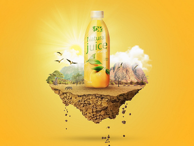 frelsen indarbejde Drik vand Natural Juice Ad by Devinder Kumar on Dribbble