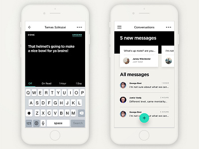 unSend - Messaging App chat flat messaging mobile app