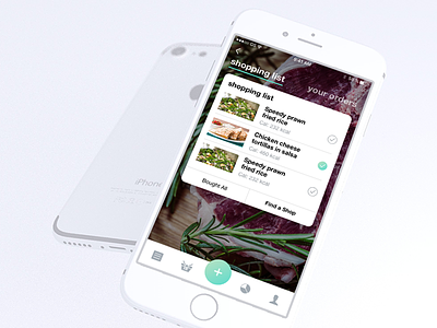 Healthy Food App application food healthy image ios mobile