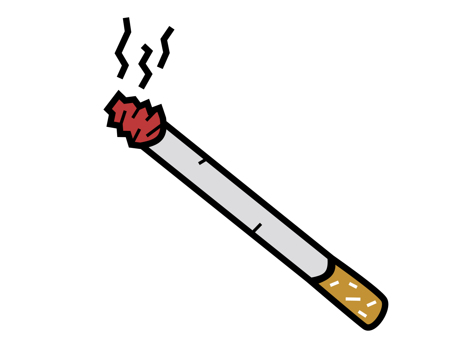 Cigarette Telegram Sticker by Kolya on Dribbble