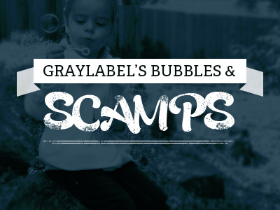 Graylabel's Bubbles & Scamps design fonts illustration lettering type typefaces typographic