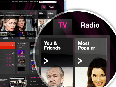 iplayer Concept bbc design iplayer ui ux web
