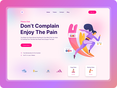 Fitness & Gym Web Design