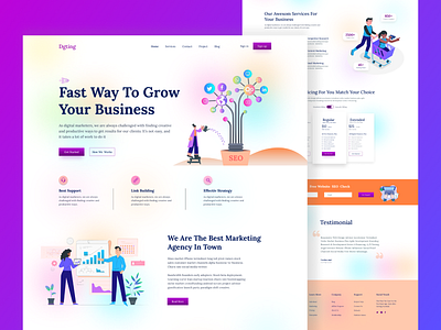 Digital Agency Landing Page