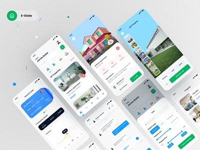 Real Estate Full App UI Design