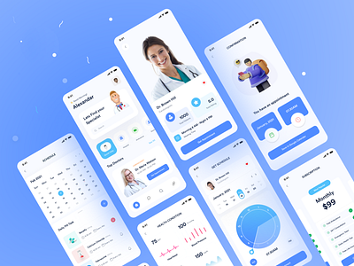 Medical Mobile App UX/UI clinic doctor app doctor appointment health health app healthcare hospital medical medical app medical care medical design medicine mobile app mobile app design mobile application mobile design mobile ui patient app patients product design