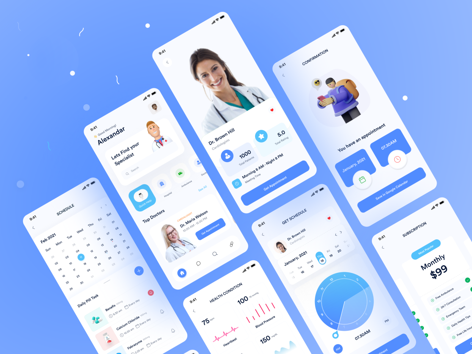 Medical Mobile App UX/UI by ITO Team on Dribbble