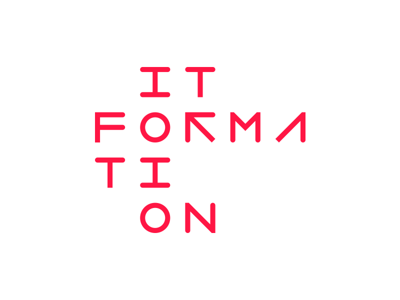 ITFormation code programming one null 1 0 bit identity branding logo design logotype logo