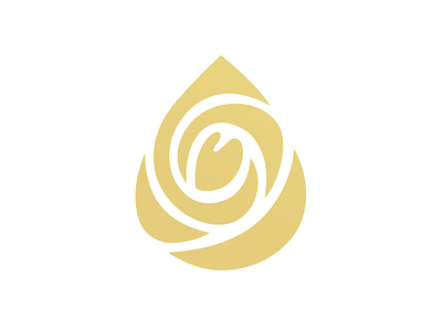 Fragrance Oils branding drop fragrance gold identity logo logo design logotype oil perfumery rose