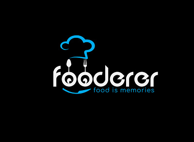 Fooderer branding design flat flat logo flat logo design food food logo food logo design logo minimal minimalist minimalist logo modern design modern logo nice logo design typography