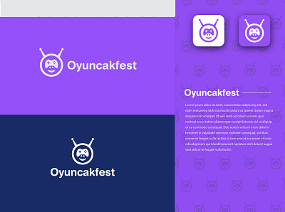 Oyuncafest best design best logo branding design flat logo flat logo design logo minimal minimalist logo modern logo