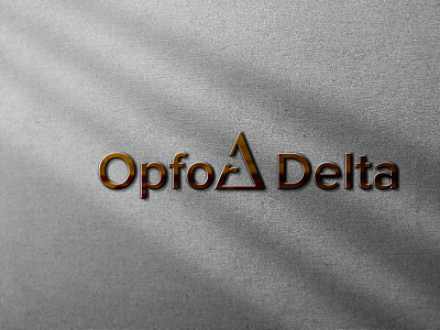 Opfor Delta Logo best logo flat logo flat logo design letter logo letter mark logo lettermark logo logo design logodesign minimalist minimalist logo