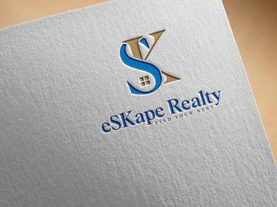 SK Realty best logo branding design flat logo flat logo design graphic design illustration logo minimal minimalist logo modern logo