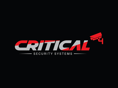 Critical Security Systems best logo design flat logo flat logo design illustration logo minimal minimalist logo modern logo
