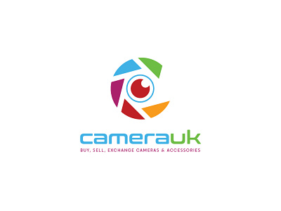 CameraUK best logo design flat logo flat logo design illustration logo minimal minimalist logo modern logo