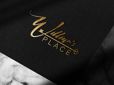 William's Palace (Real Estate Logo) design flat logo design gold color logo logo logo rype luxury logo minimalist logo modern logo real estate
