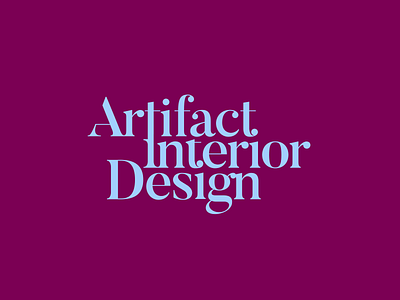 Logo branding v0.3 • Artifact Interior Design