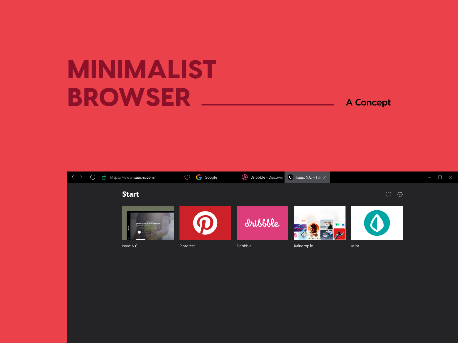 Web Browser Concept Ui By Isaac N C On Dribbble
