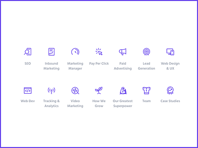Website icons • Fannit Marketing