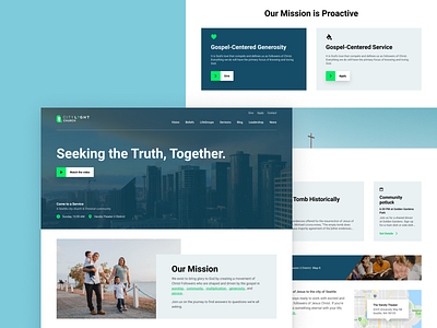 Website landing page • CityLight Church