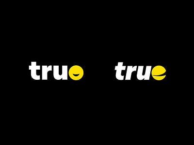 Logotype • betruemedia bold branding dark icon logo modern simple variants yellow