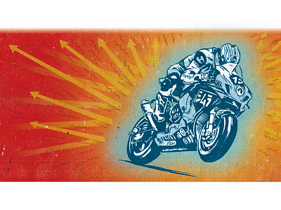 Fastbike Suzuka illustration motorcycle suzuka