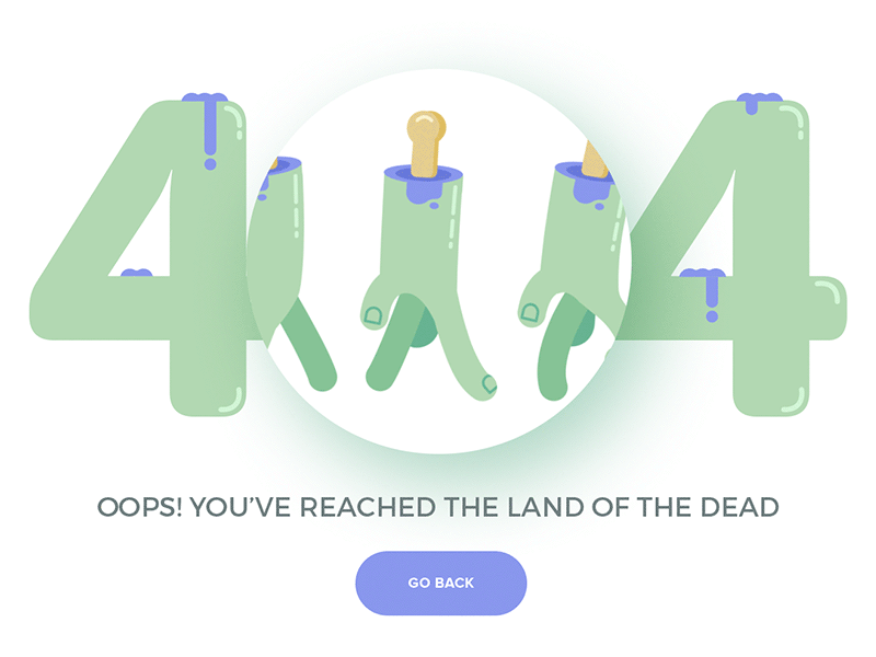 404 - the walking dead hands