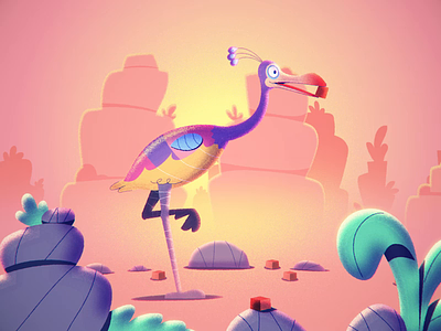 Up - World Chocolate Day 2d after effects bird disney kevin loop pixar up walk cycle