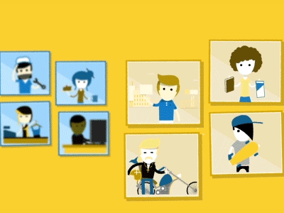 Adbee - planning illustration illustrator animation ai ae gif adbee motion graphic after effects