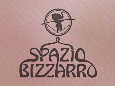 Spazio Bizzarro logo art déco art nouveau brand circo circus identity logo school