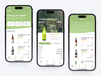Mobile App for sommeliers app design ios ui ux web wine