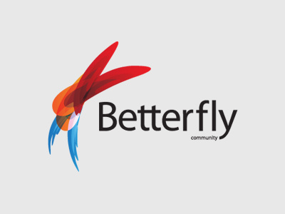 Betterfly betterfly branding community identity logo web