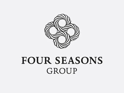 Four Seasons Group branding circles events group identity logo seasons waves