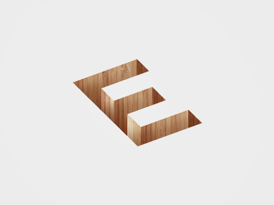 Ecolamelli e identity logo logotype wood