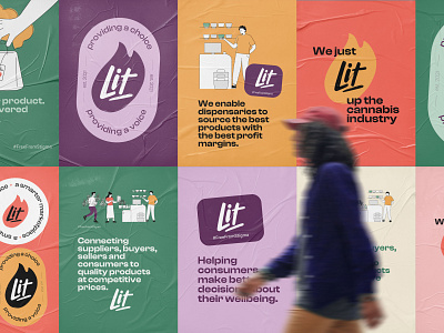 LIT branding and visual identity