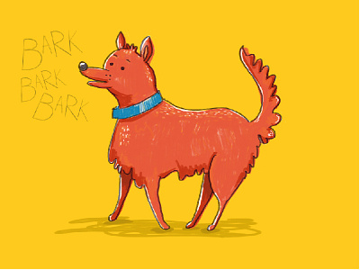 Good Boys character childrens color colour contrast digital painting dogs hand drawn illustration kidlit orange yellow