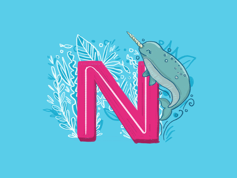 36 days of type - N by Jess Bright on Dribbble