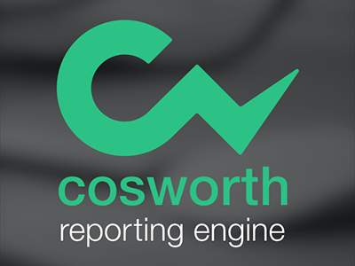 Cosworth Reporting Engine Logo Redesign logo redesign software