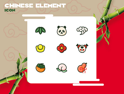 Chinese Element icon app design icon ui 原创