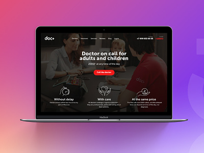 doc+ website design medical webdesign website