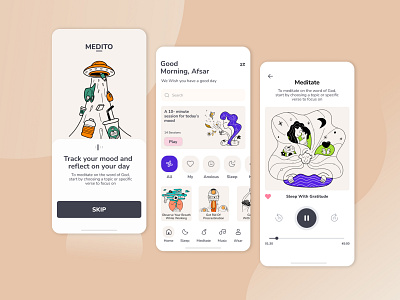 MEDITO( Meditation App)